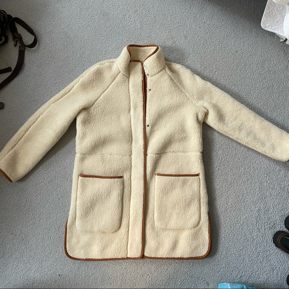 Madewell Sherpa Estate Coat size Small